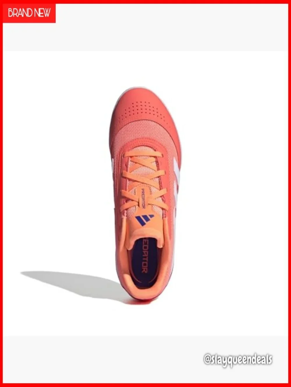 Indoor Soccer Cleats, Lace-Up Sneakers for Women, Non-Marking Rubber Sole